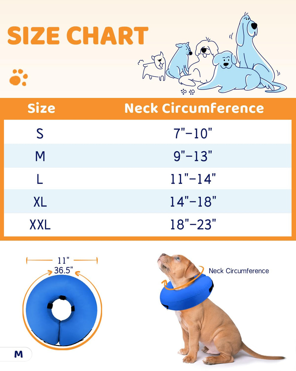 Supet collar donut inflable ayuda al descanso nocturno sin bloquear la visión.