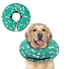 Collar donut inflable de Supet para perro, protección suave tras cirugía.