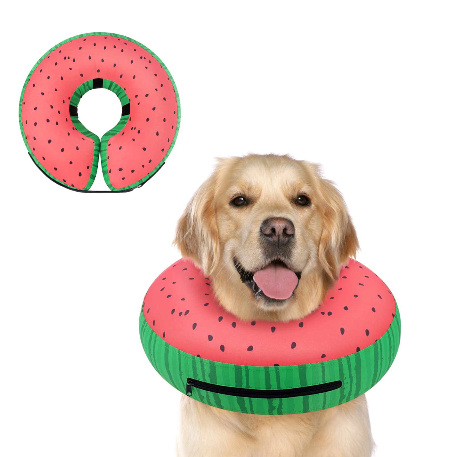 Supet collar donut inflable, diseño suave para recuperación