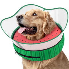 Supet collar donut inflable para perro, evita lamer heridas de forma suave