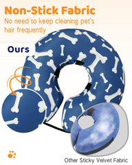 Supet collar inflable donut ligero para libertad de movimiento.