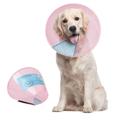 Collar Supet ajustable para perro durante recuperación, comodidad y protección.