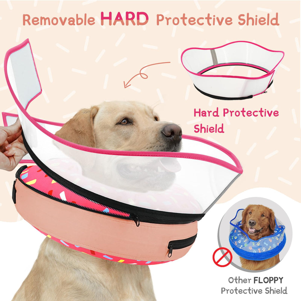 Tejido antiadherente del collar dona inflable Supet reduce polvo y pelo