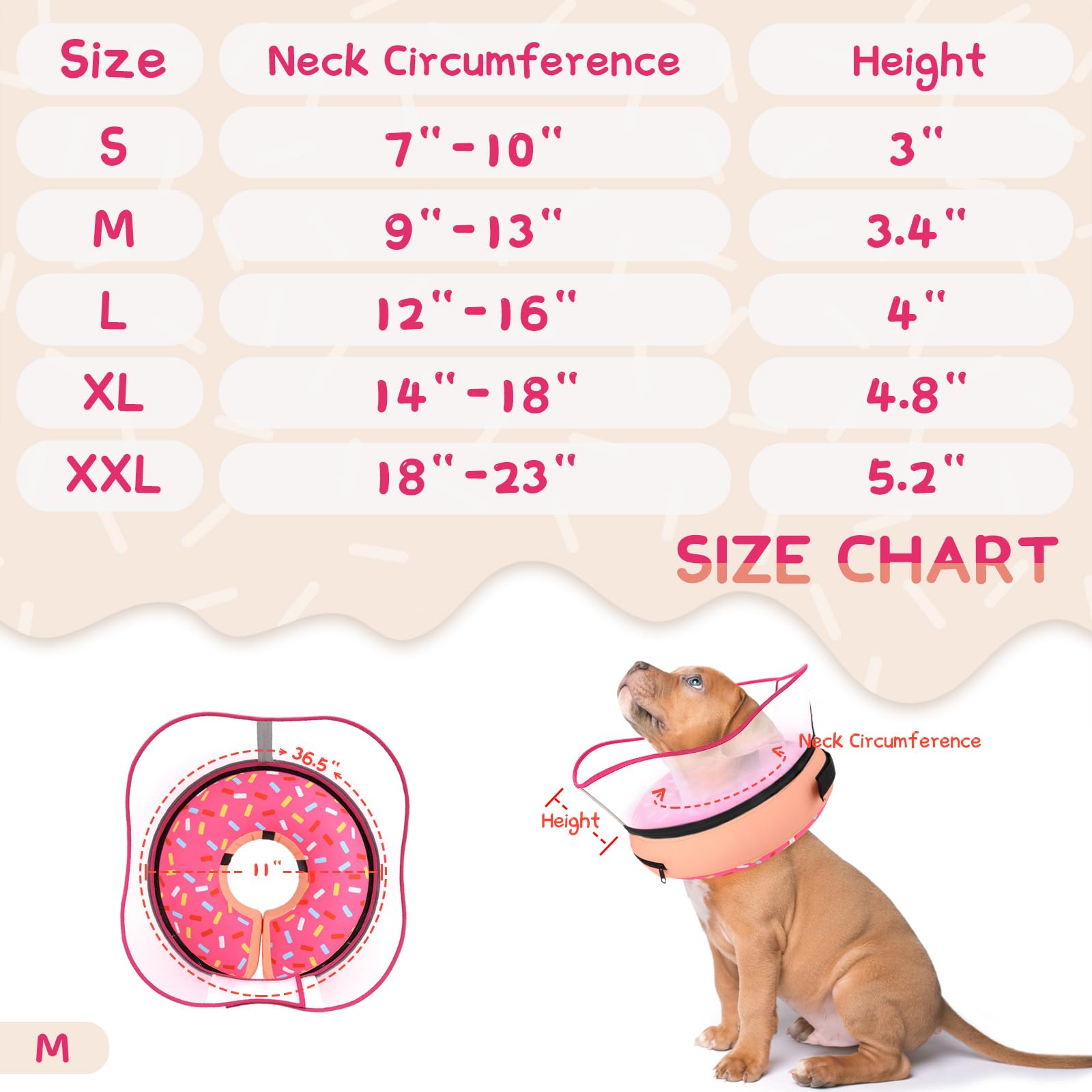 Supet collar inflable ligero ayuda a recuperarse sin obstruir la vista