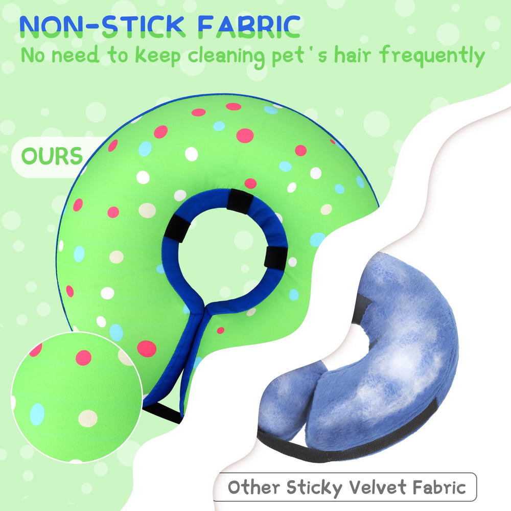 Supet Collar Donut Inflable permite visión clara para actividades diarias.