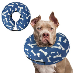 Supet rosquilla inflable para perro, protección suave que facilita la recuperación.