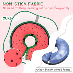 Supet collar donut con ajuste de velcro para un ajuste seguro