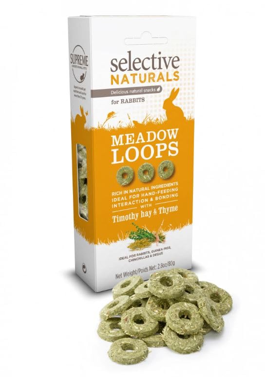 Meadow Loops de Supreme Selective Naturals ingredientes naturales con heno Timothy y tomillo