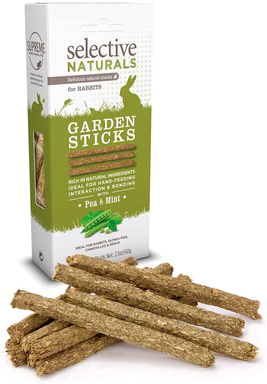 Supreme Selectivos Naturales Palitos, snack saludable con ingredientes naturales para roedores