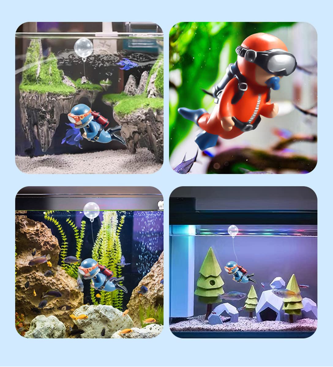 SUPTEC líneas de pesca para acuario, fáciles de usar y personalizables.