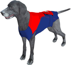 SurgiSnuggly: traje frontal para perro, ideal para recuperación postoperatoria segura.