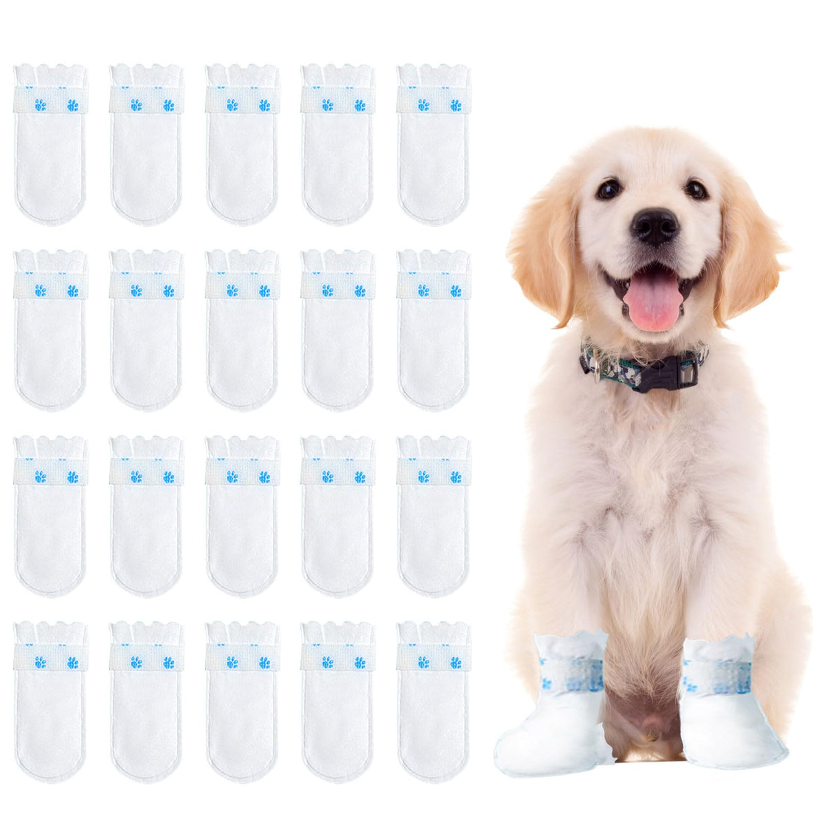 Botas desechables Suxgumoe para patitas de perro, protección para caminatas al aire libre.