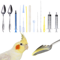 Jeringas Suxgumoe para alimentación de aves bebé con dosificación precisa.