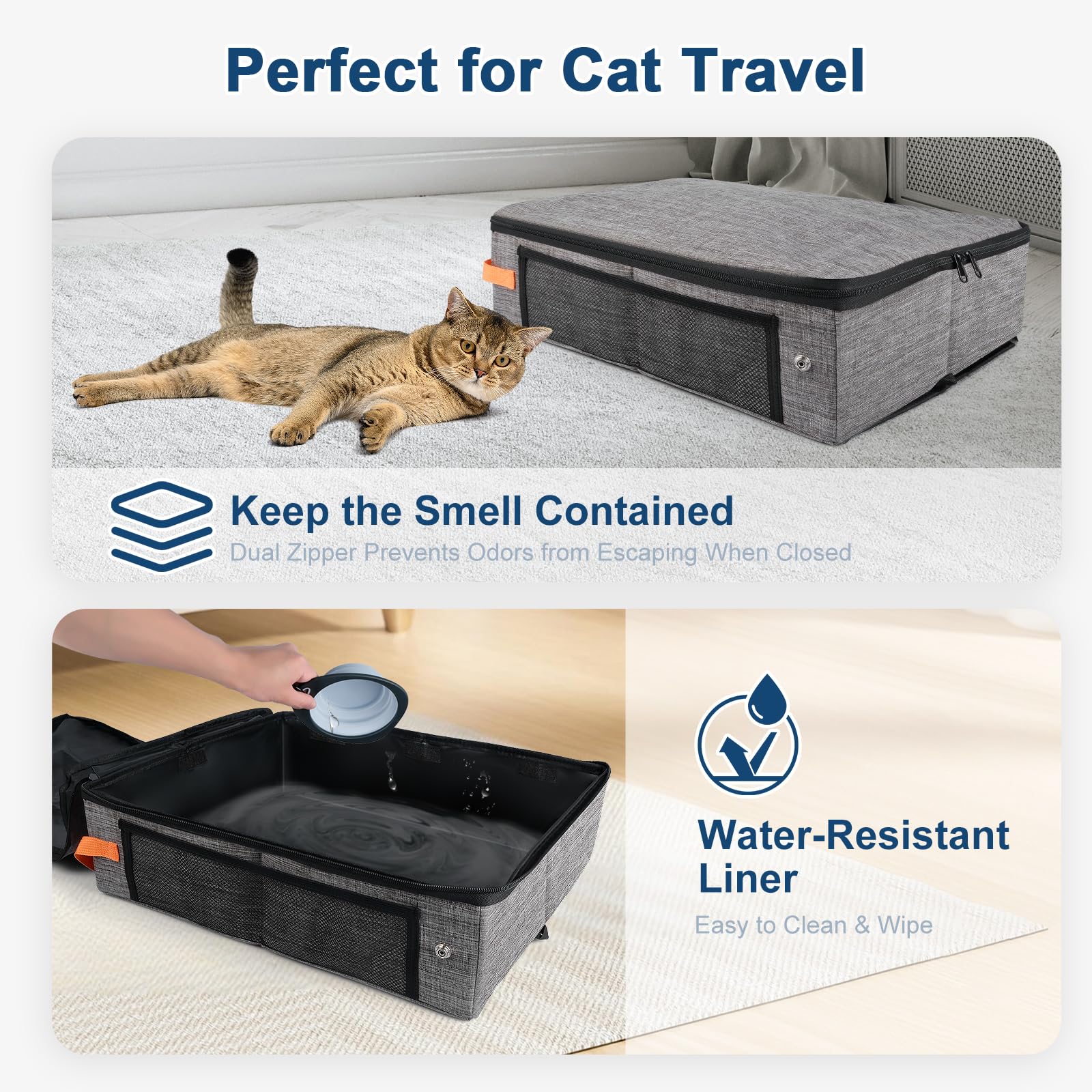 Suzzipaws base rígida resistente en coche