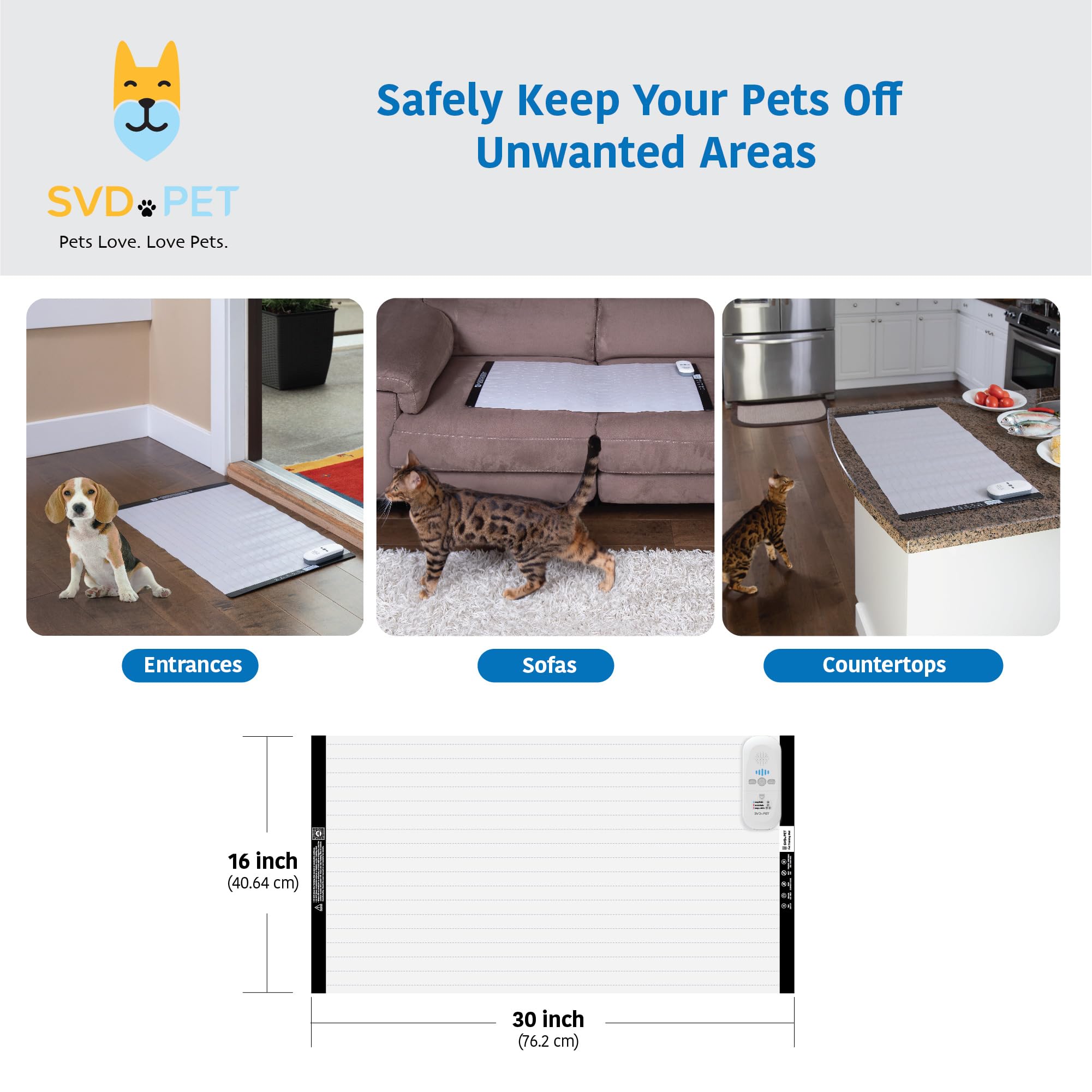 SVD.PET detección de contacto y protección para seguridad de mascotas