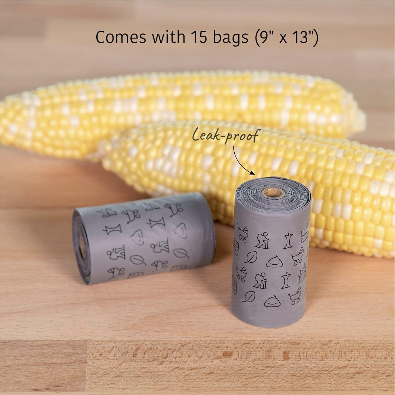 Bolsas compostables SVD.PET incluidas para cada paseo.