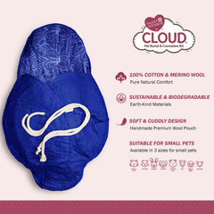 Sweet Goodbye Cloud materiales ecológicos índigo para un adiós respetuoso