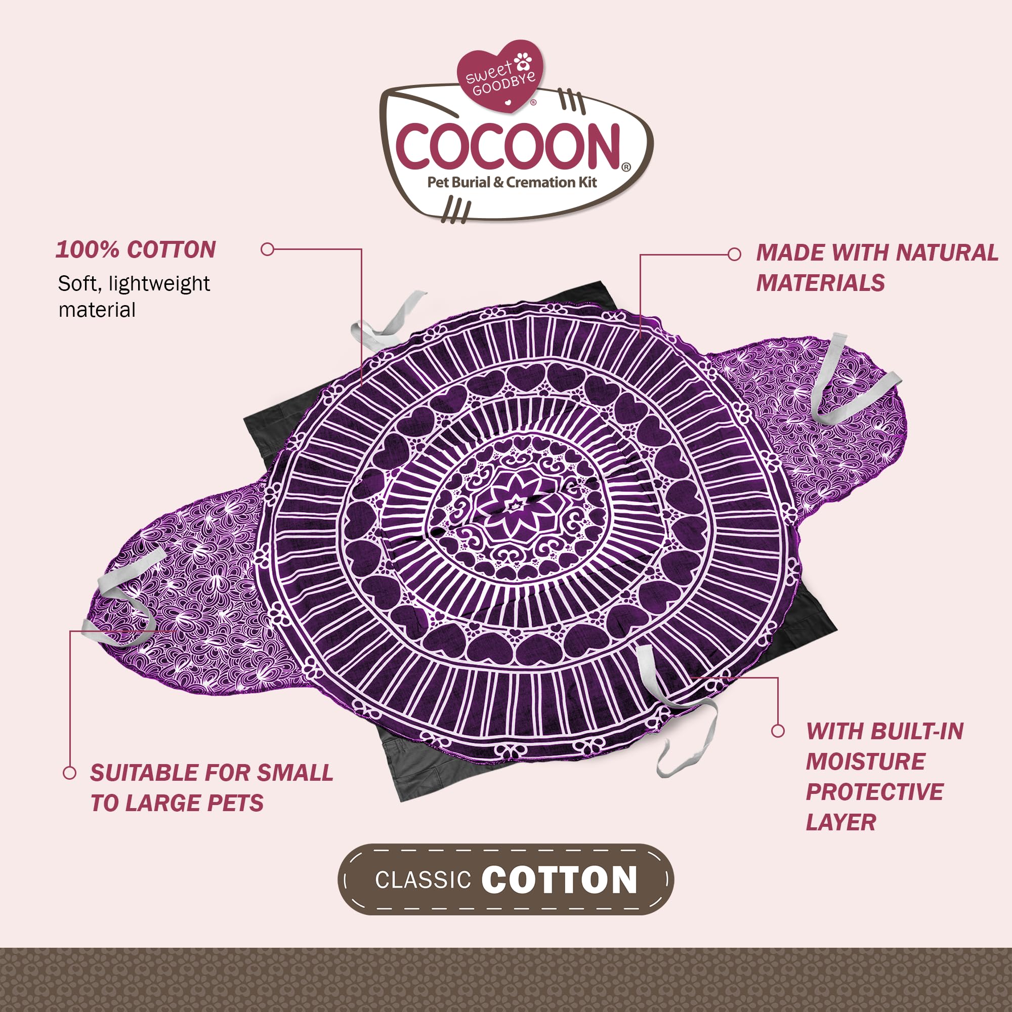 Sweet Goodbye Cocoon presenta un ataúd ecológico y transportable para ceremonias