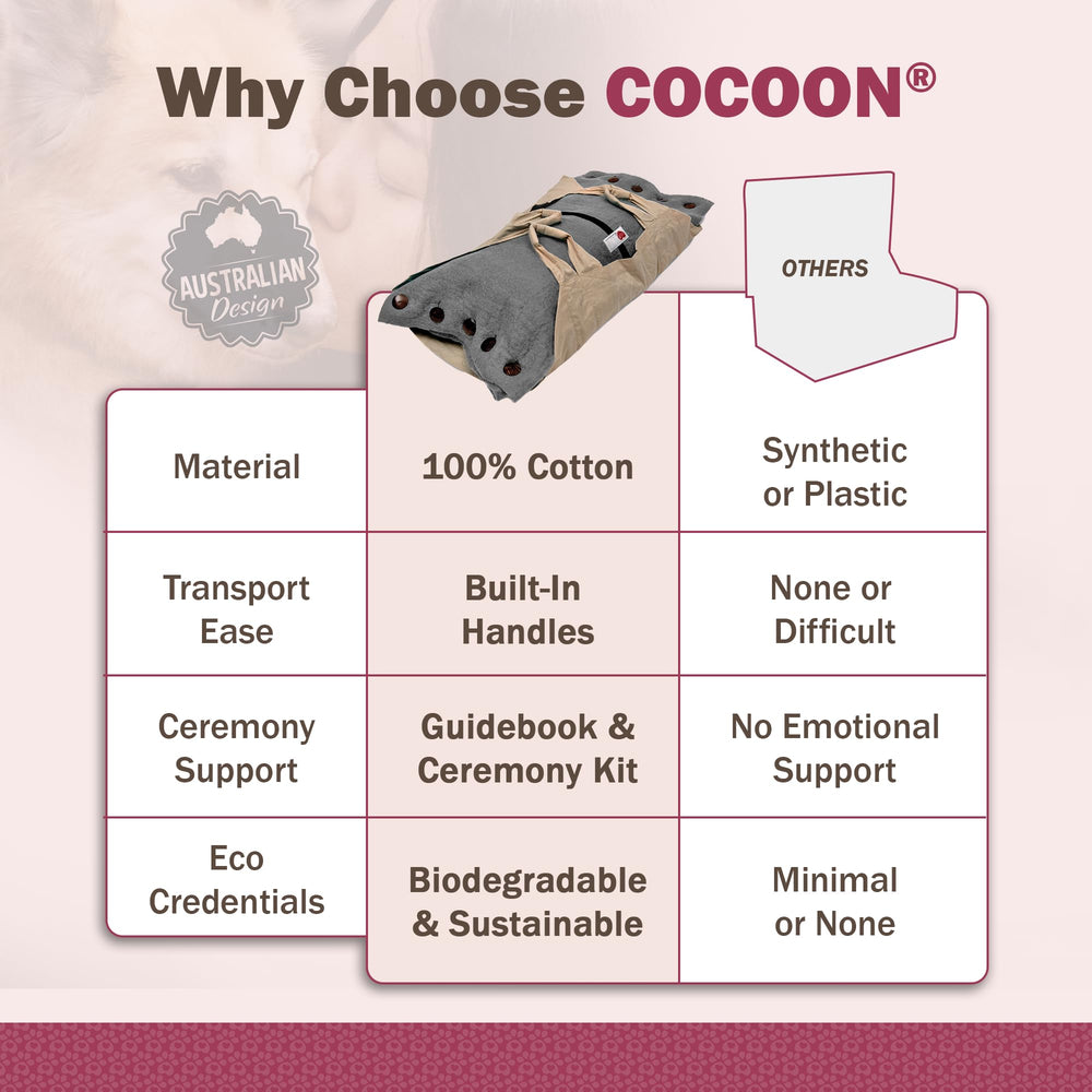Sweet Goodbye Cocoon, transporte sencillo con kit compacto