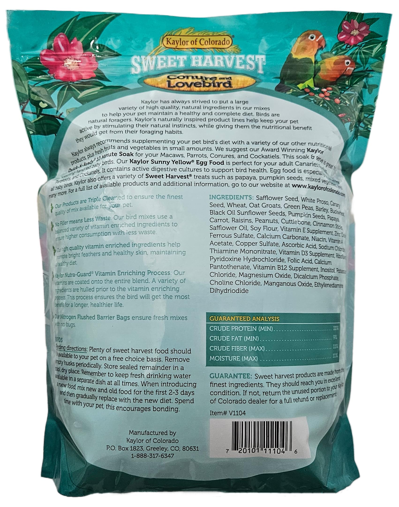 Sweet Harvest bolsa-cierre-hermetico 4lb, mantiene frescura de la mezcla