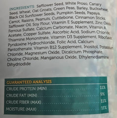 Sweet Harvest ingredientes-naturales, mezcla rica en frutos y vitaminas