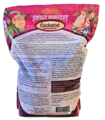 Sweet Harvest ingredientes naturales con vitaminas y minerales para cockatiel.