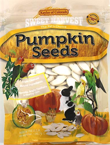 Sweet Harvest semillas de calabaza en bolsa de 5 oz para aves y roedores