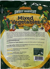 Sweet Harvest zanahoria deshidratada, trocitos fáciles de comer para pequeños pájaros