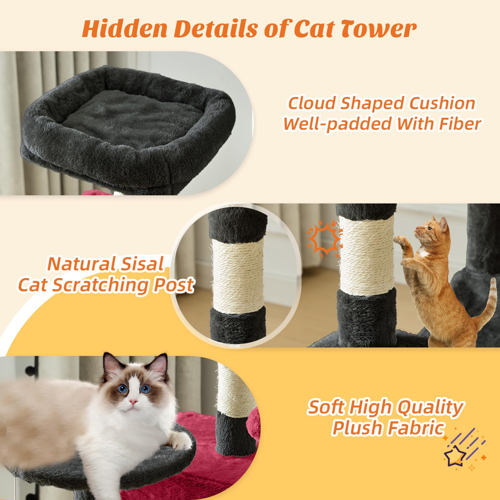 sweetcrispy plataformas-extendidas-gato: puntos elevados para observar el hogar.