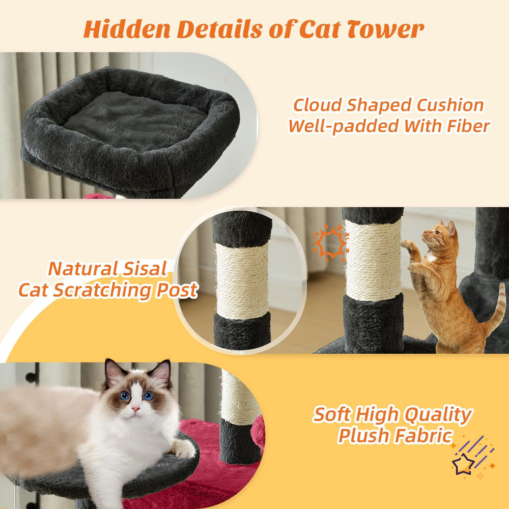 sweetcrispy plataformas-extendidas-gato: puntos elevados para observar el hogar.