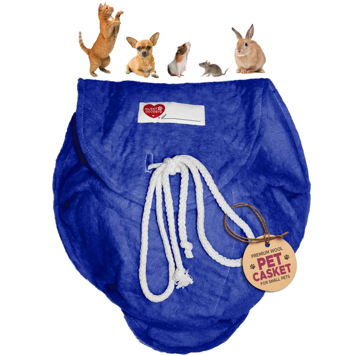 Sweet Goodbye Cloud caja para mascotas pequeñas lista para un adiós respetuoso