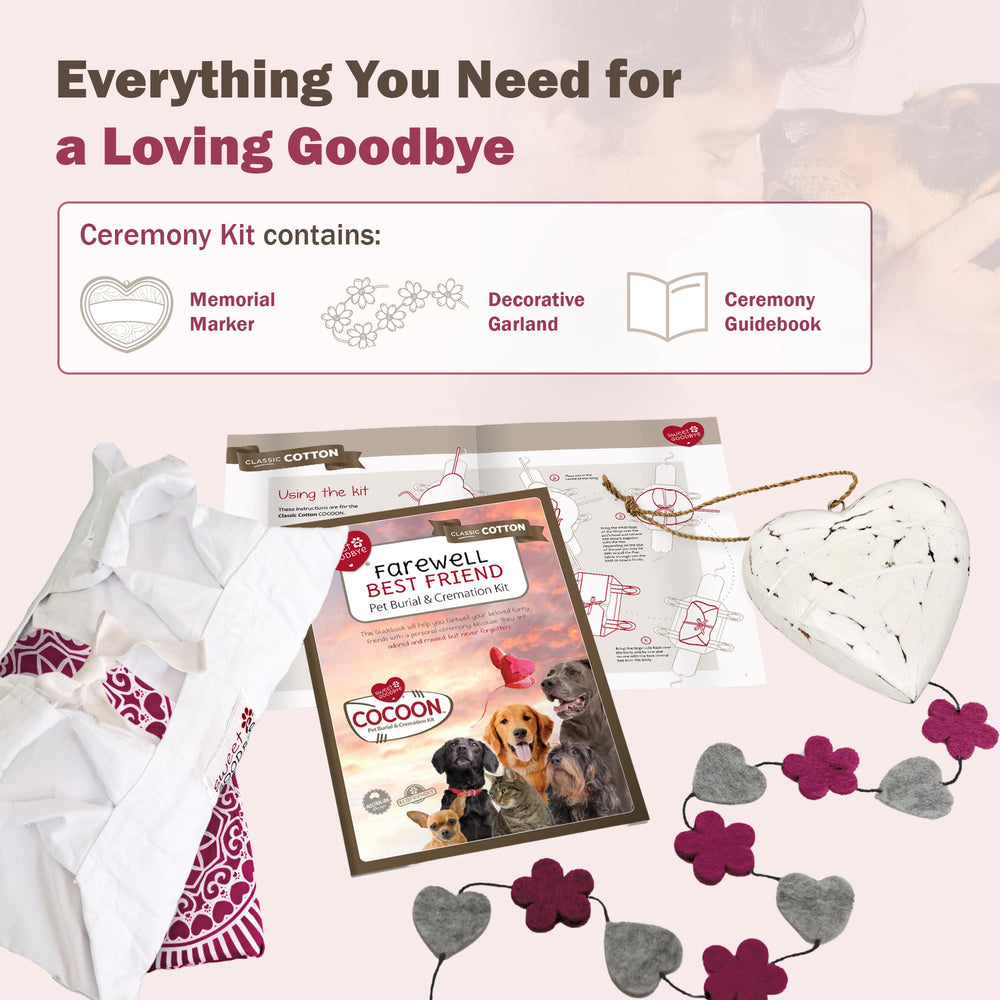 Sweet Goodbye Cocoon: materiales compostables para opción ecológica