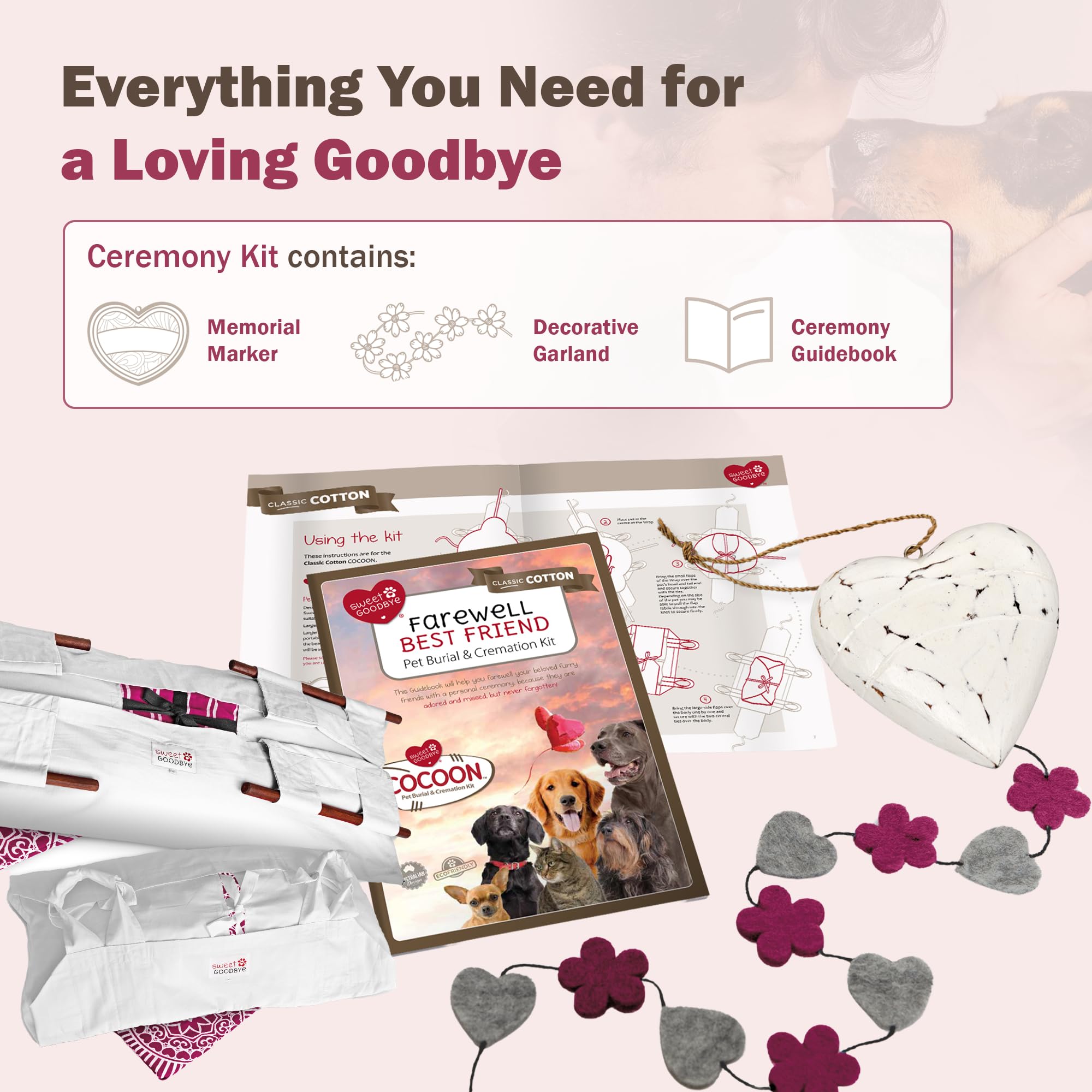Sweet Goodbye Cocoon: materiales ecológicos y compostables para despedidas responsables
