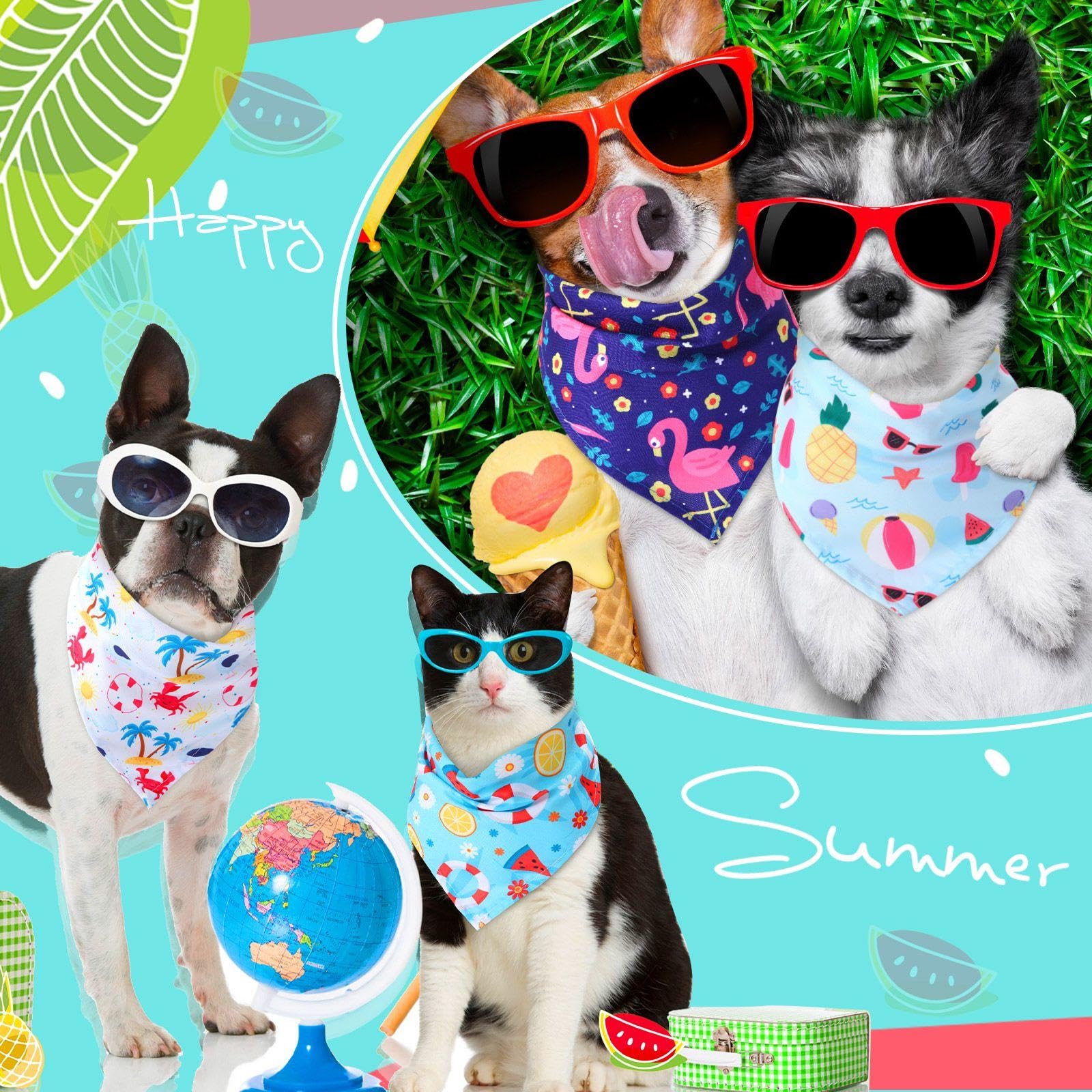 Bandanas Sweetude con hojas de palma, accesorio refrescante para paseos.