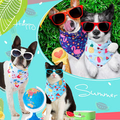 Bandanas Sweetude con hojas de palma, accesorio refrescante para paseos.