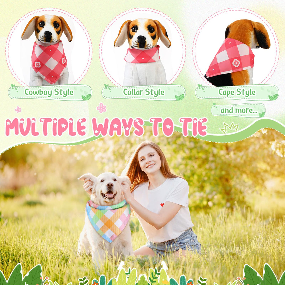 Uso versátil de panuelo Sweetude para cuello, pañuelo o collar.