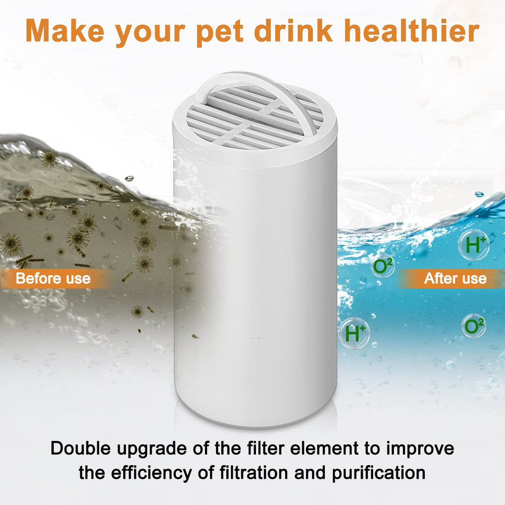Sweetude paquete de 36 filtros para fuentes de mascotas, lista para usar.