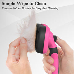 Swihauk mango ergonomico ofrece agarre cómodo para sesiones de cuidado más largas.