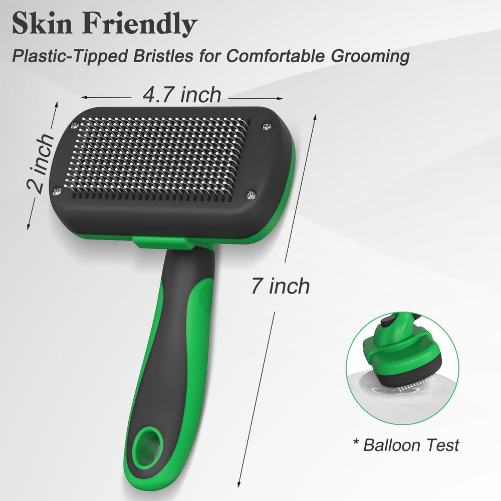 Swihauk sistema de limpieza con botón para liberar pelos rápidamente.