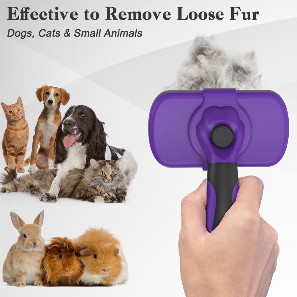 Swihauk cepillo apto para perros y gatos con pelo largo