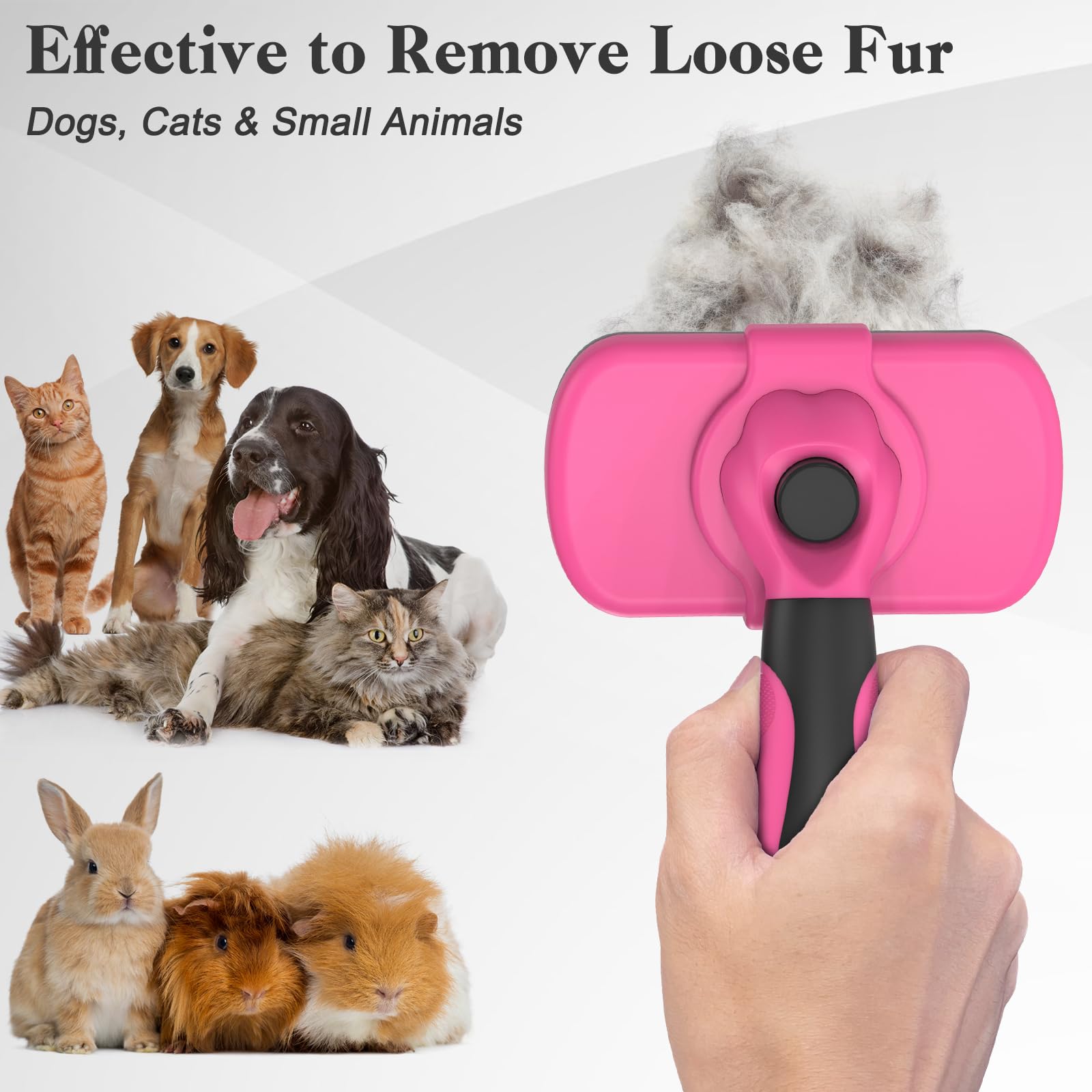 Swihauk uso domestico para perros y gatos, cómodo en hogares con pelo corto o largo.
