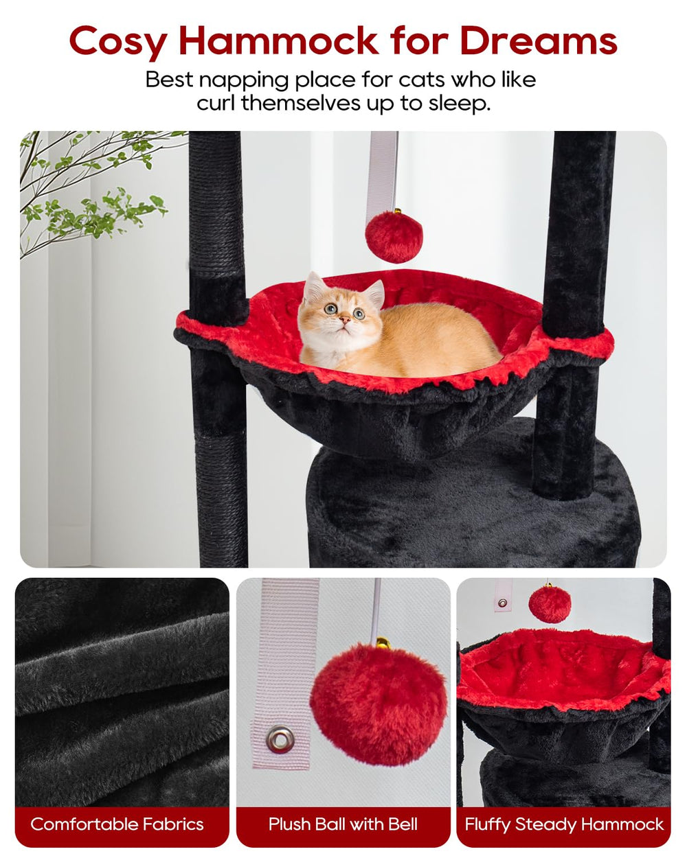 SYANDLVY cueva-para-gato-acogedora: espacio privado para jugar y descansar