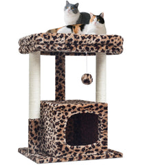 SYANDLVY árbol para gatos 27 pulgadas: plataforma felpa suave para descansar