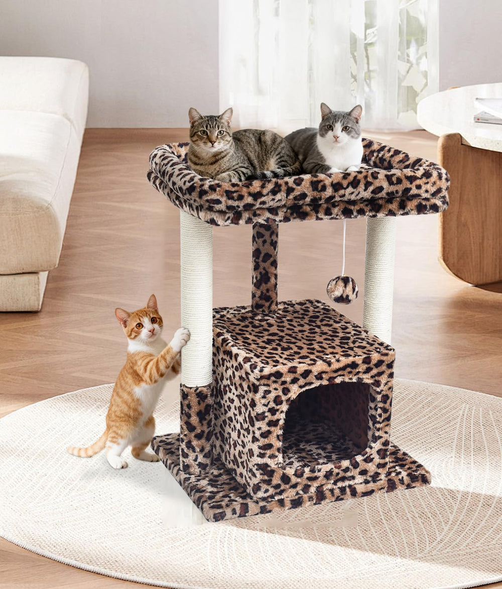SYANDLVY árbol para gatos: felpa suave para confort y juego