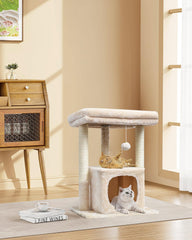 SYANDLVY arbol-gatos-interior-postes-sisal-rascadores cuidan muebles y permiten rascar naturalmente.
