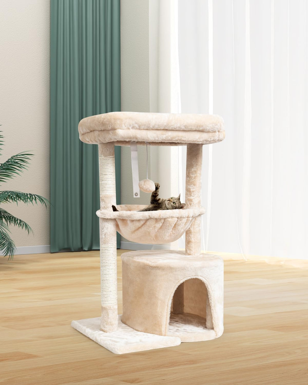 syandlvy arbol gatos pequenos armado facil, montaje sencillo para casa