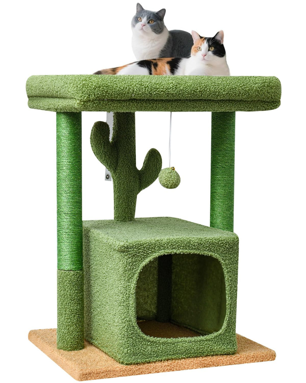 SYANDLVY torre de gatos cactus interior para juego diario