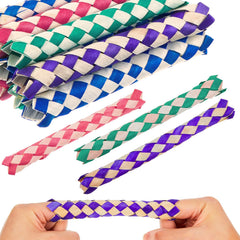 Syhood trampas de dedo en bambú, 12 piezas coloridas para juego y aprendizaje