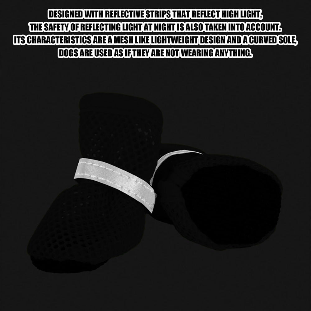 Symphonyw zapatos pequeños con ajuste y correas reflectivas para seguridad nocturna