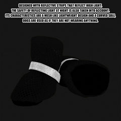 Symphonyw zapatos pequeños con ajuste y correas reflectivas para seguridad nocturna